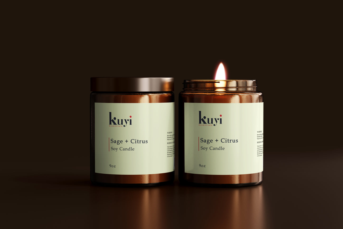 Sage + Citrus Soy Candle