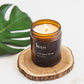 Mahogany Wood Soy Candle