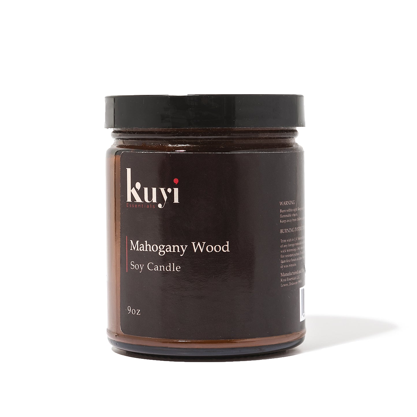 Mahogany Wood Soy Candle